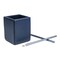 Dacasso Navy Blue Bonded Leather Pencil Cup AG-5010 - alternate 3